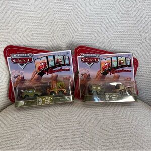 Disney Pixar Cars SALLY & MATER SARGE & LIGHTNING McQUEEN Mini Adventures NEW